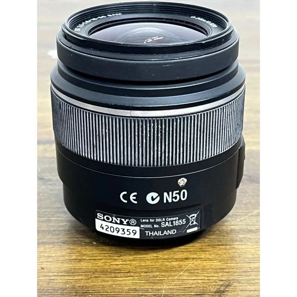 Sony DT 18-55mm f3.5-5.6 SAM Zoom Lens for A-Mount DSLR SAL1855 Black